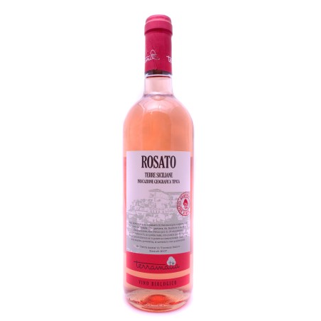 Vin rosé - Rosato di Nero D’Avola IGT Terre Siciliane - sans sulfites ajoutés